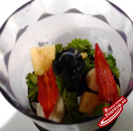 Лосось на пару + сочный салат по-японски – полезный и вкусный ужин (вариант)