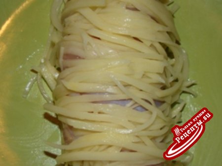 Кокон куриный с грибами