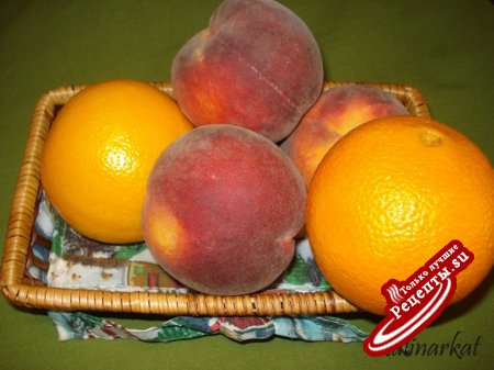 Варенье из персиков и апельсинов