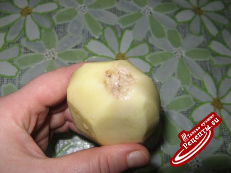 Картофель фаршированный"Бульба"