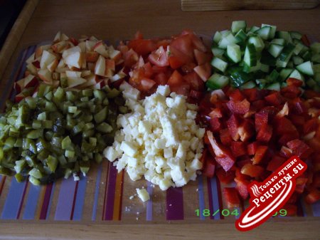 салат "яаника" кшашлыку