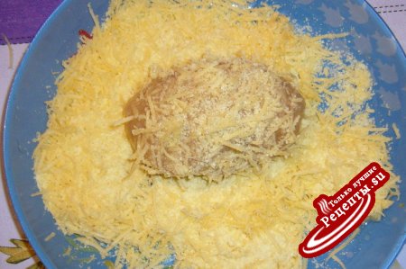Куриные зразы в сырно-картофельной панировке