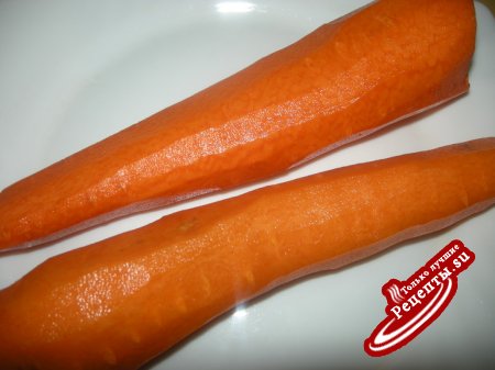 Жареная морковь с ананасом