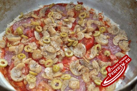 Рецепт теста для настоящей Итальянской пиццы! И собственно сама пицца!