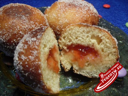 Пончики к карнавалу (Berliner или Krapfen)