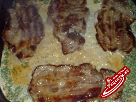 Мясо в метаксовом соусе