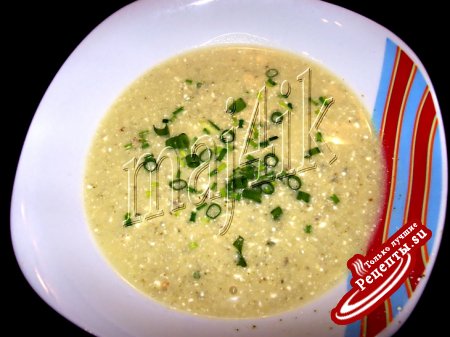 Крем-суп из цуккини со сливочным сыром