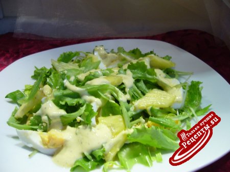 Яично-ананасовый салат (еще один салат для девичника)