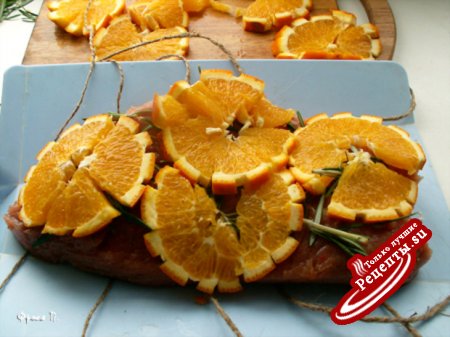 Говядина с апельсинами и розмарином "Primavera"