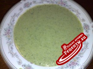 суп-пюре из брокколи и цветной капусты