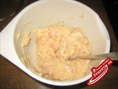 куриные медальоны с хлебными корзинками