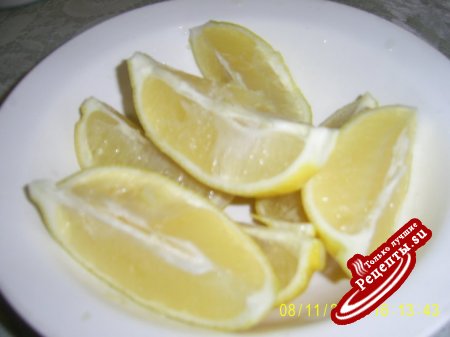 Песочный пирог с лимонной начинкой(вариант)