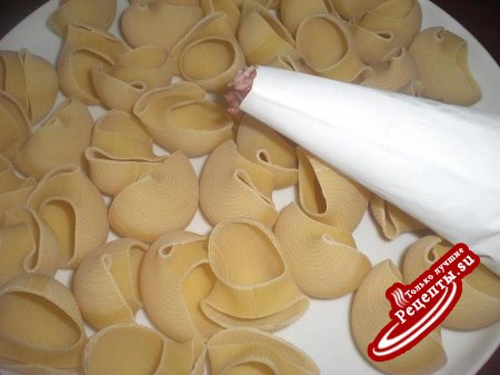 Pasta lumaconi.