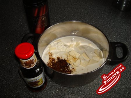 Ореховый тарт с кофейно-карамельным кремом.