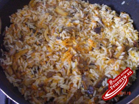 Индоутка Рождественская с рисом и грибами (праздник продолжается)