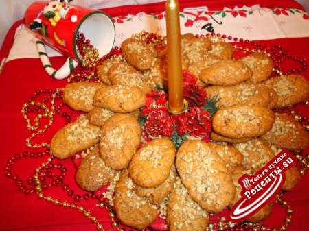 "Меломакарона"(рождественское медовое печенье)