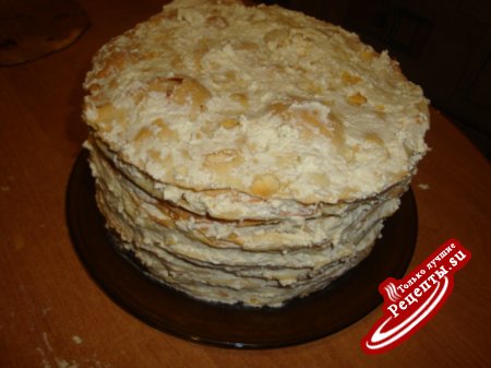 Торт "Наполеон" (вариант)Совдеповский рецепт.