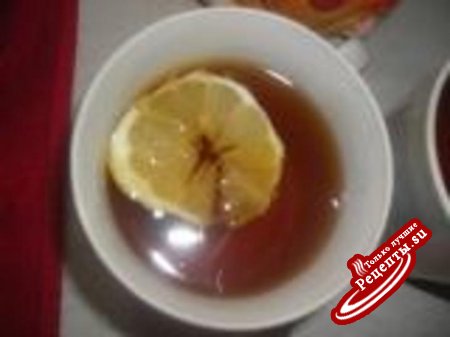 Чайный:) чай с лимоном
