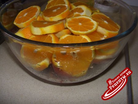 Дичь в апельсинах