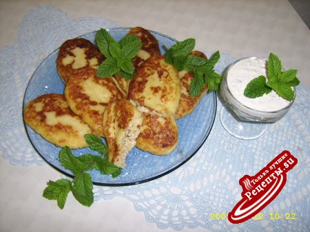 Картофельные пирожки с куриным мясом (зразы;вариант)