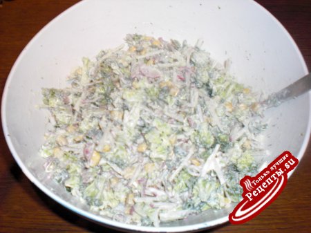 Салат из броколи