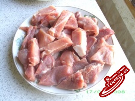 Свинина по немецки (вольное прочтение рецепта)