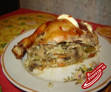 Фаршированная курица " чудо без перьев"