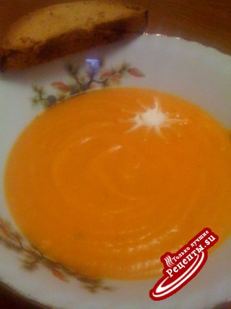 Крем-суп из тыквы с сыром