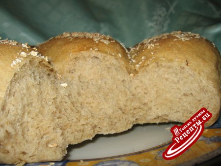 Хлеб-ромашка овсяная-отчет и благодарность всем хлебоманьякам нашего сайта