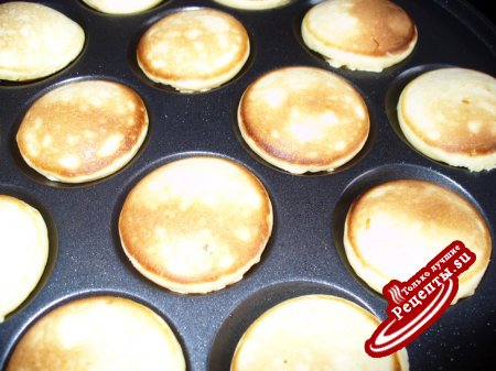 " ЗАВТРАК для ЛЮБИМОГО " или Poffertjes с черничным творогом