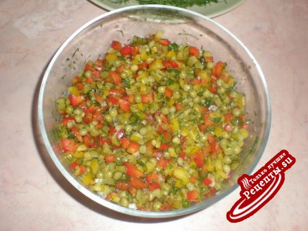Овощной салат «Бисер»