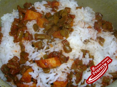 LUBYA- рис со стручковой фасолью и корицей