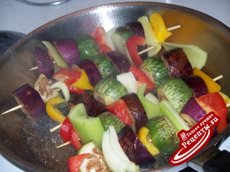 Овощной шашлык-Овощной салат-Овощной тоститос 3 в(из) 1!!!