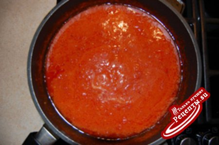 Лазанья с томатно-сливочным соусом