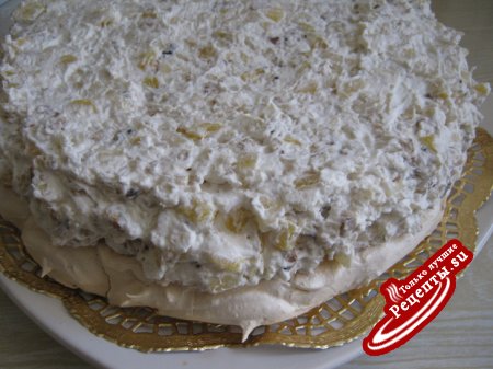 Меренговый торт-десерт "Тропический" (tropical meringue)