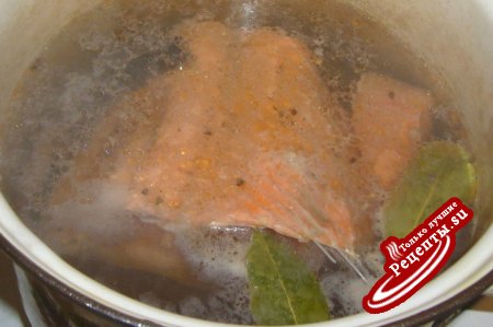 Крем-суп рыбный с овощами