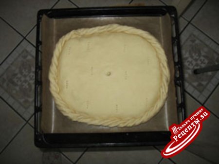 Пирог с капустой и плюшки из ленивого теста