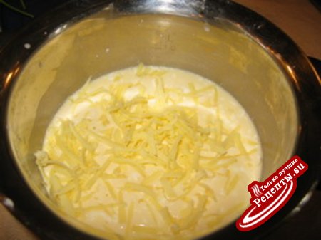 Картофель "дофин" с двумя видами сыра и паприкой