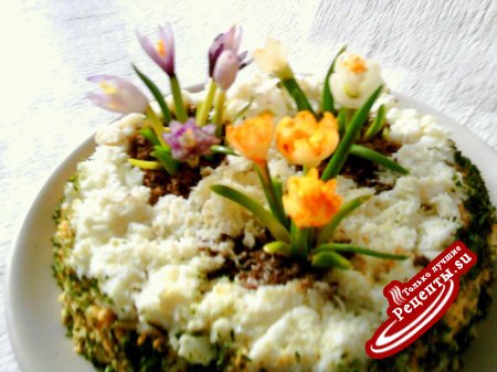 салат "Весенние цветы"