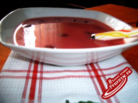 Habart meggyleves- Шелковистый охлаждающий вишневый суп