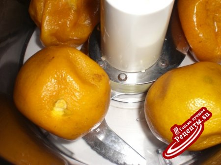 Миндально-мандариновый тортик( без жира,муки и сахара)