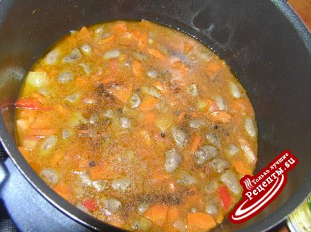 Азу по татарски с сердечками (вариант)