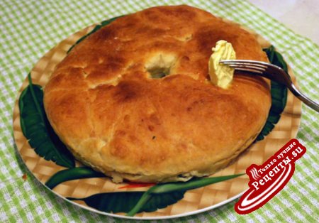 Осетинский пирог с зеленью
