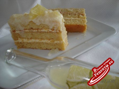 Пирожное ОПЕРА с лимонным ликёром Limoncello L'Op?ra