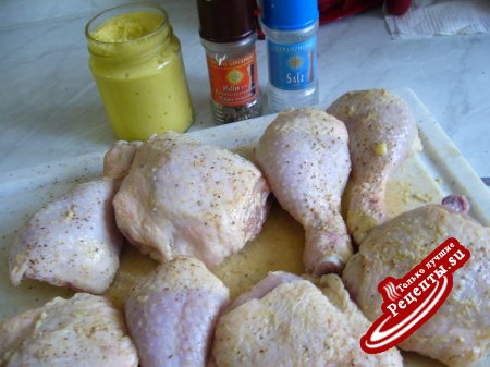 Запеченная курица с картошкой „У мамы в гостях“
