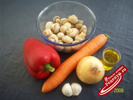 морковка с грибами