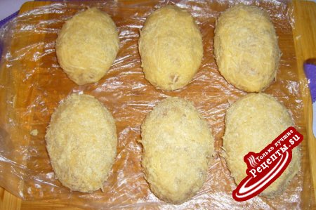 Куриные зразы в сырно-картофельной панировке
