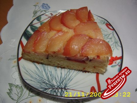 Пирог Яблочный аромат перевёрнутый