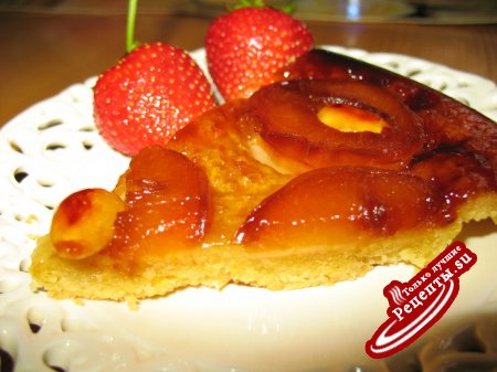 Перевернутый пирог (Tarte Tatin) с абрикосами.