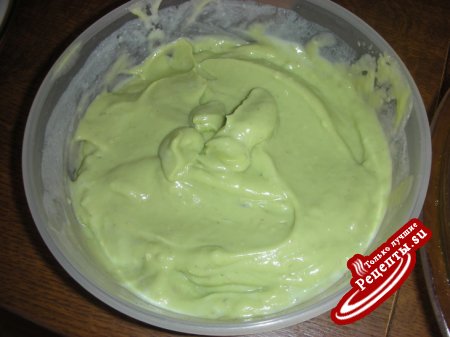 Холодный Гаспачо с кремом из авокадо(один из вариантов Гаспачо)